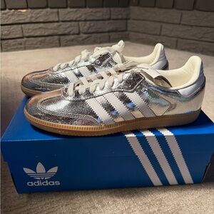 Adidas Samba OG Metallic Silver